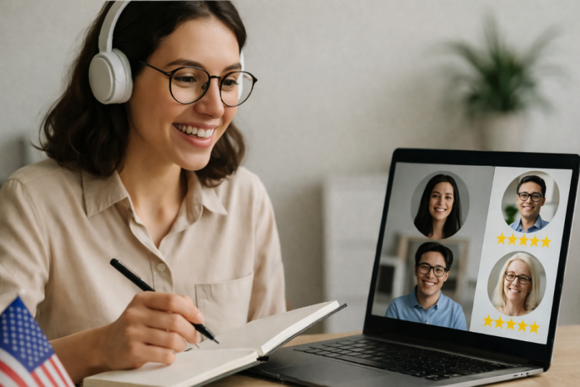 Tutores de ingl&eacute;s con rese&ntilde;as: c&oacute;mo elegir bien