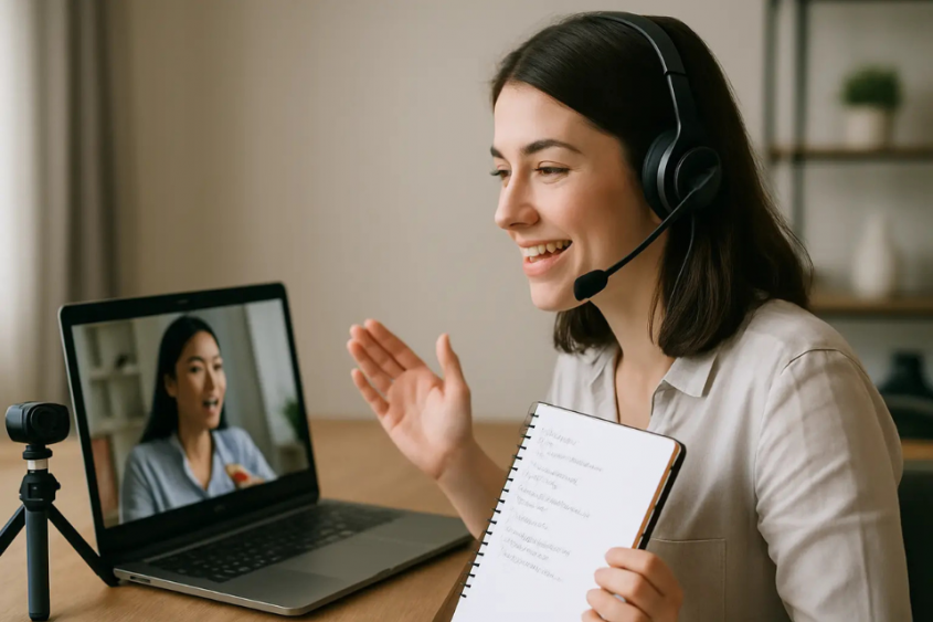 Clases online con grabaci&oacute;n: &iquest;mejoran tu fluidez?