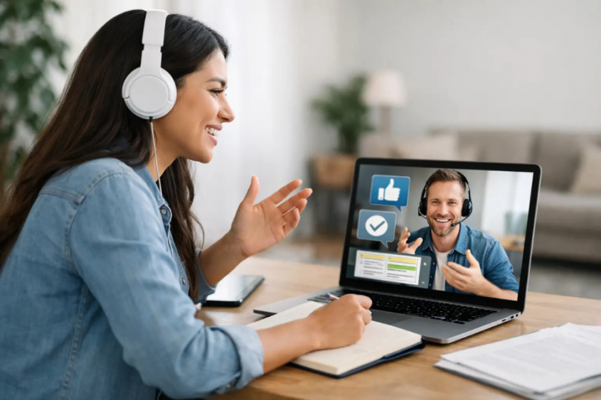C&oacute;mo practicar ingl&eacute;s con feedback personalizado