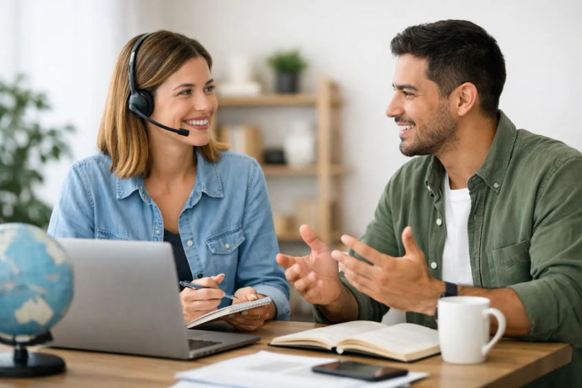 C&oacute;mo preparar una sesi&oacute;n de conversaci&oacute;n con tutor