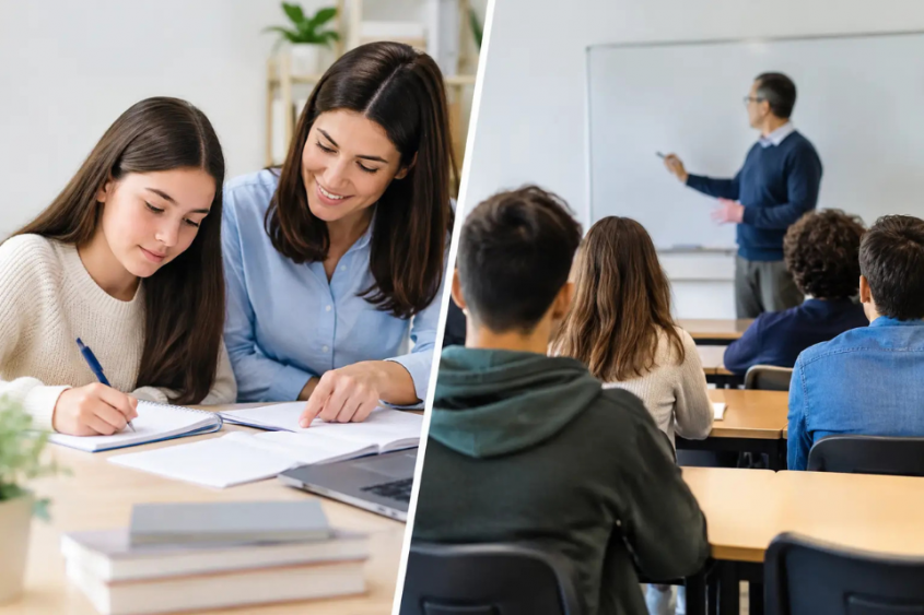 Clases particulares versus academias tradicionales