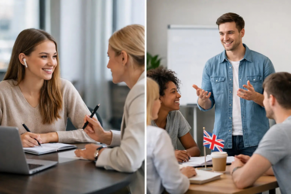 Ingl&eacute;s individual vs grupal: cu&aacute;l te conviene
